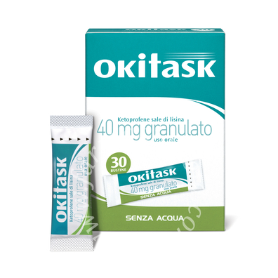 Okitask 40 mg granulato  ketoprofene sale di lisina 30 bustine in pet/al/pe