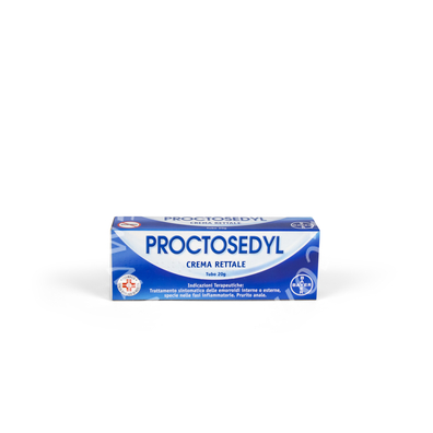 Proctosedyl crema rettale  idrocortisone acetato, amileina, benzocaina, esculina,  benzalconio cloruro tubo 20 g