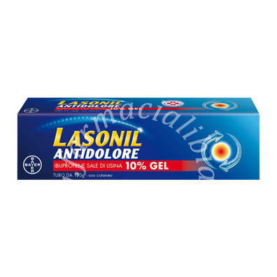 Lasonil antidolore 10% gel ibuprofene sale di lisina 1 tubo da 120 g