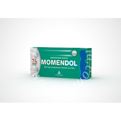 Momendol 220 mg compresse rivestite con film  naprossene sodico 24 compresse