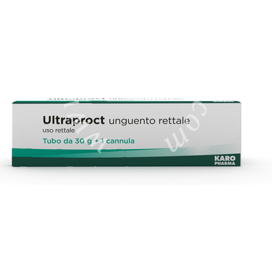 Ultraproct unguento rettale  fluocortolone pivalato + fluocortolone caproato + cincocaina cloridrato tubo da 30 g + 1 cannula
