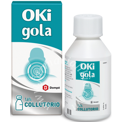 Oki gola 1,6% collutorio  ketoprofene sale di lisina flacone da 150 ml