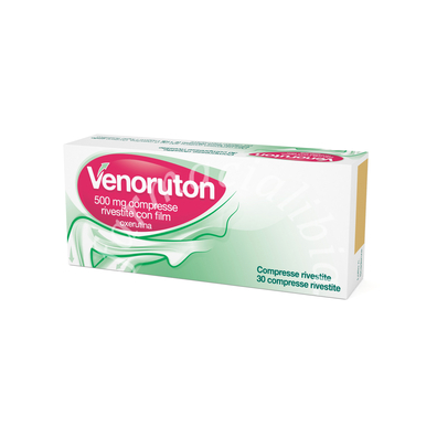 Venoruton 1000 mg polvere per soluzione orale  venoruton 500 mg compresse rivestite con film  venoruton 2% gel  oxerutina 30 compresse