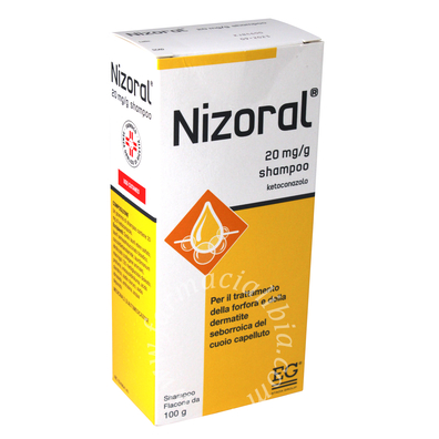 Nizoral 20 mg/g shampoo  ketoconazolo 20mg/g  flacone da 100 g