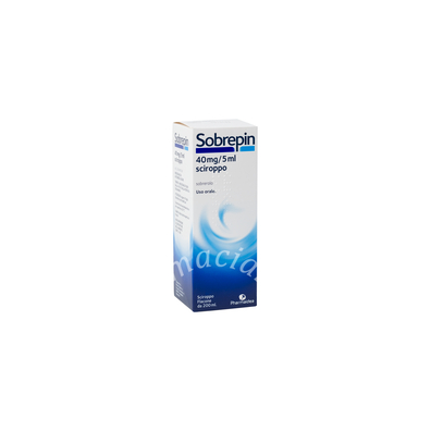 Sobrepin 40 mg/5 ml sciroppo  sobrerolo flacone da 200 ml