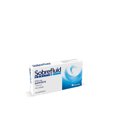 Sobrefluid adulti 200 mg suppostesobrerolo 10 supposte