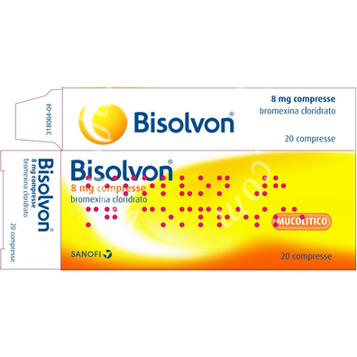 Bisolvon 8 mg compresse  bromexina cloridrato 20 compresse