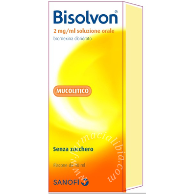 Bisolvon 2 mg/ml soluzione orale  bromexina cloridrato flacone 40 ml