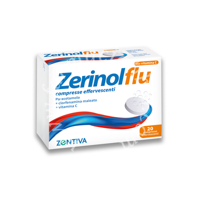 Zerinolflu compresse effervescenti 20 compresse in tubo per compresse pp