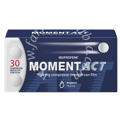Momentact 400 mg compresse rivestite con film  ibuprofene 30 compresse in blister pvc/pvdc/al