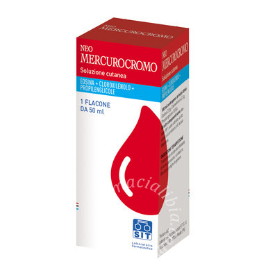 Neomercurocromo soluzione cutanea eosina/cloroxilenolo/propilenglicole 1 flacone 50 ml