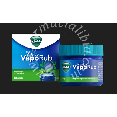Vicks vaporub  vapore per inalazione, unguento unguento vasetto in pp da 50 g