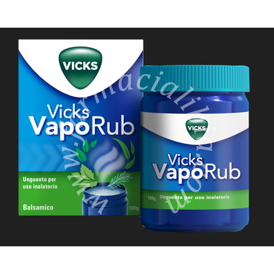 Vicks vaporub  vapore per inalazione, unguento unguento vasetto in pp da 100 g