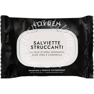Lovren salviette struccanti waterproof 20 pezzi