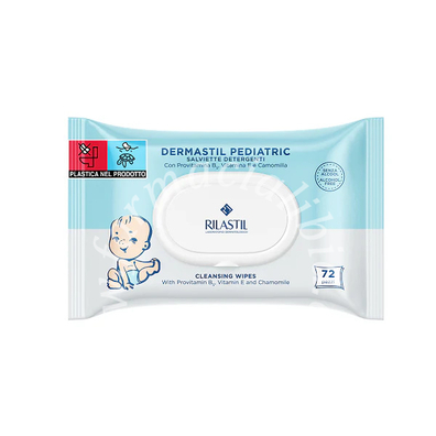 Rilastil dermastil salviette detergenti ng 72 pezzi